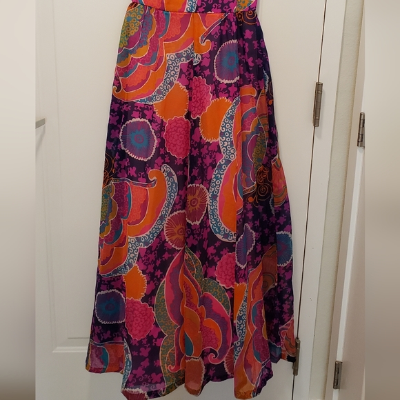 Vintage Dress psychedelic 1960s 1970s Small - Picture 3 of 5